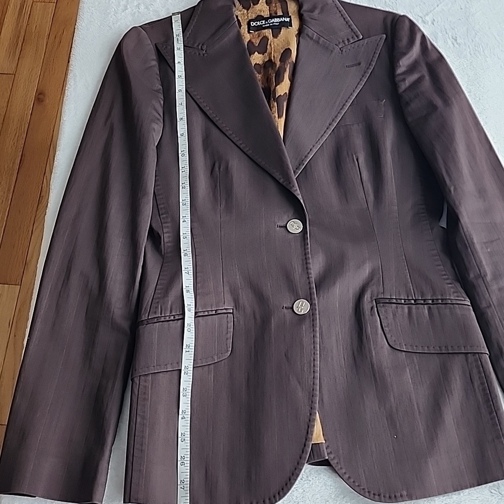 Dolce & Gabbana Chocolate Brown Blazer - Picture 11 of 14